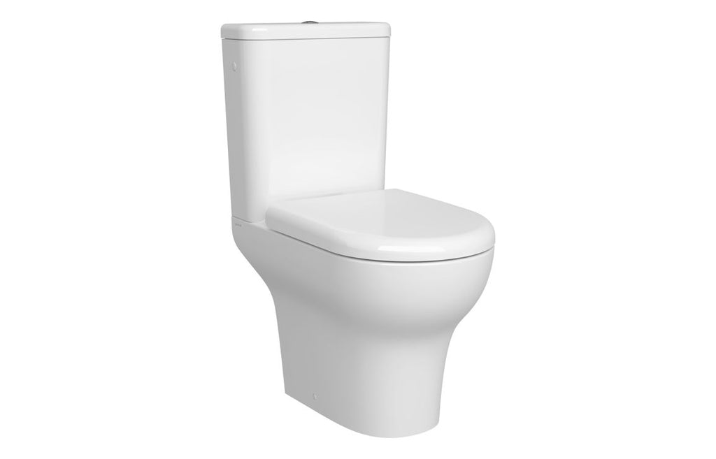 VTPP0158 - VitrA Zentrum SmoothFlush Open Back Close Coupled Pan Only - White image