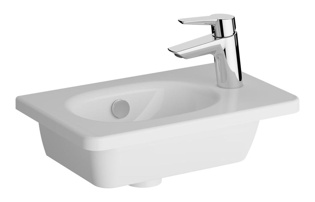 VTPB1012 - VitrA Zentrum 450x290mm 1TH Vanity Basin w/Overflow - White image