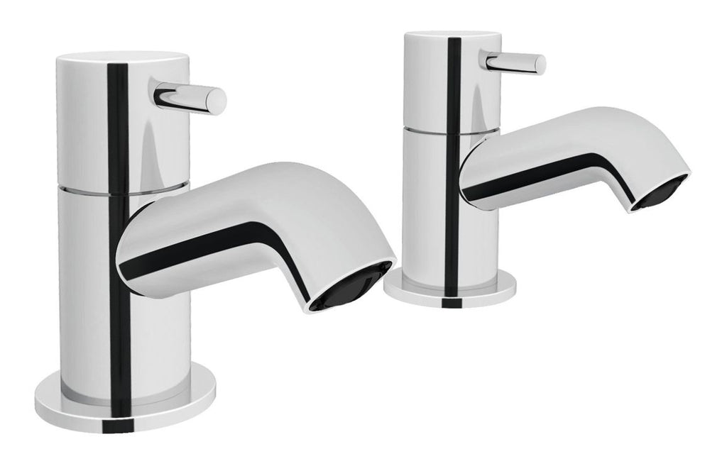VTTB2028 - VitrA Minimax S Bath Pillar Taps- Chrome image