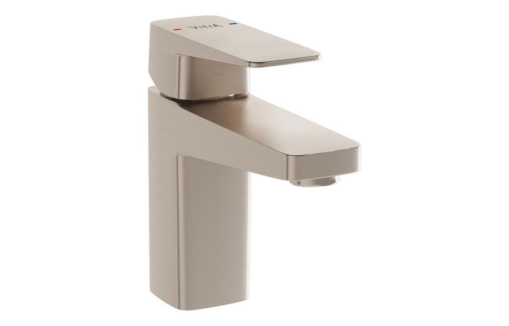 VTTS1288 - VitrA Root Square Compact Basin Mixer - Brushed Nickel image