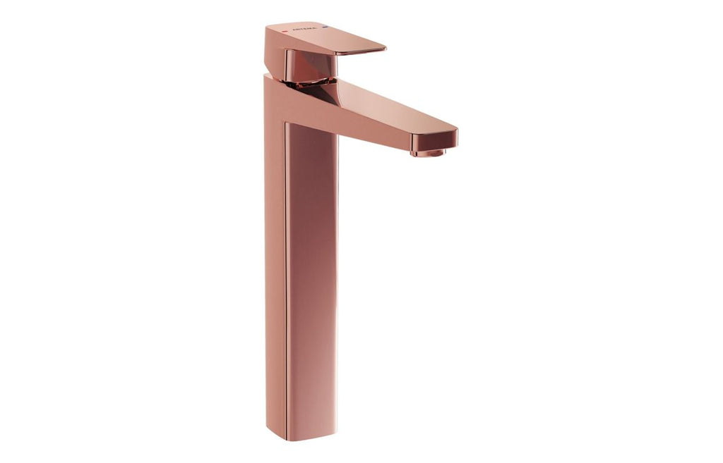 VTTS1504 - VitrA Root Square Tall Basin Mixer - Soft Copper image