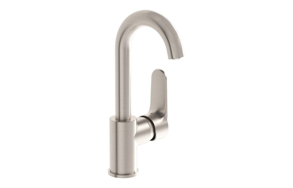 VTTS1506 - VitrA Root Round Swivel Basin Mixer - Brushed Nickel image