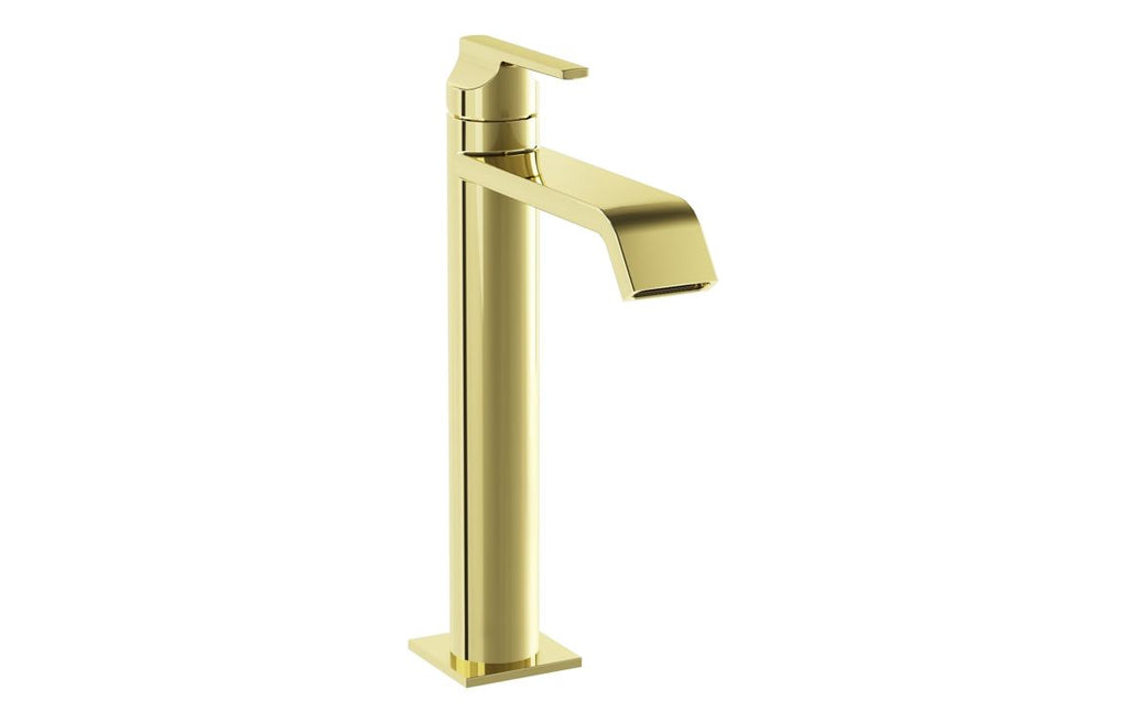 VTTS1068 - VitrA Suit Tall Basin Mixer (Top Handle) - Soft Gold image