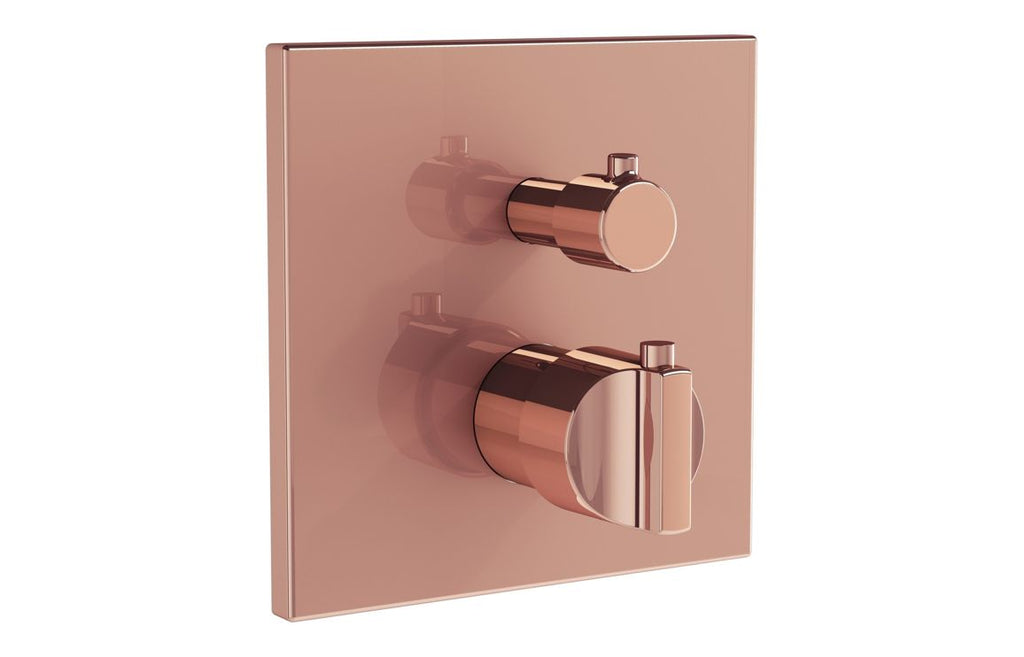 VTCM0312 - VitrA Suit Integrated Thermostatic Bath/Shower Mixer - Soft Copper image
