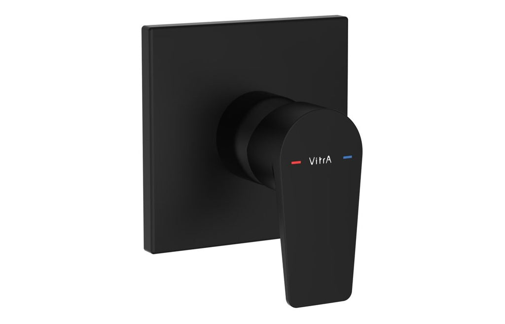 VTCM0156 - VitrA Flow Square Integrated Shower Mixer Valve - Matt Black image