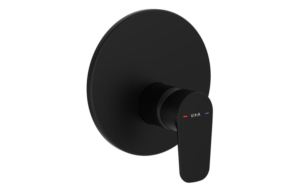 VTCM0382 - VitrA Origin Integrated Thermostatic Shower Mixer Valve - Matt Black image