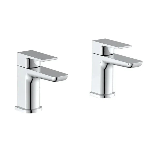 SWBR019 - Hazeley Bath PillarTaps w/ 2 Tap Holes - Chrome image