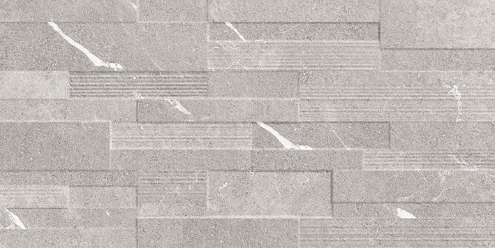HTS0002 - Aneto 300mm x 600mm x 10.4mm Grey wall Décor image
