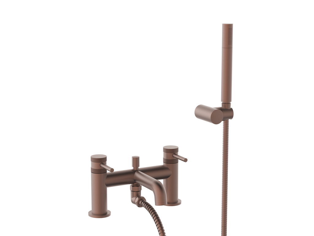 FR-2540 - Forge Collection Romero Bath Shower Mixer Brushed Bronze image