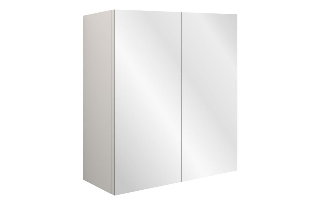 HOTT110635 - Elation 600mm Mirrored Wall Unit - Havana Oak (Grey Cab) image