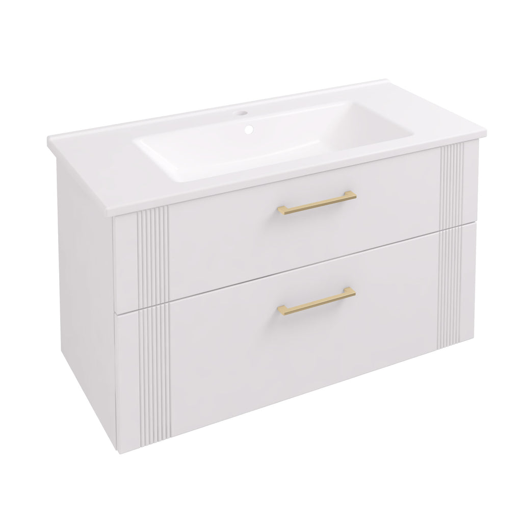 77.0003-Cranham 100 Wall Hung Vanity Unit image