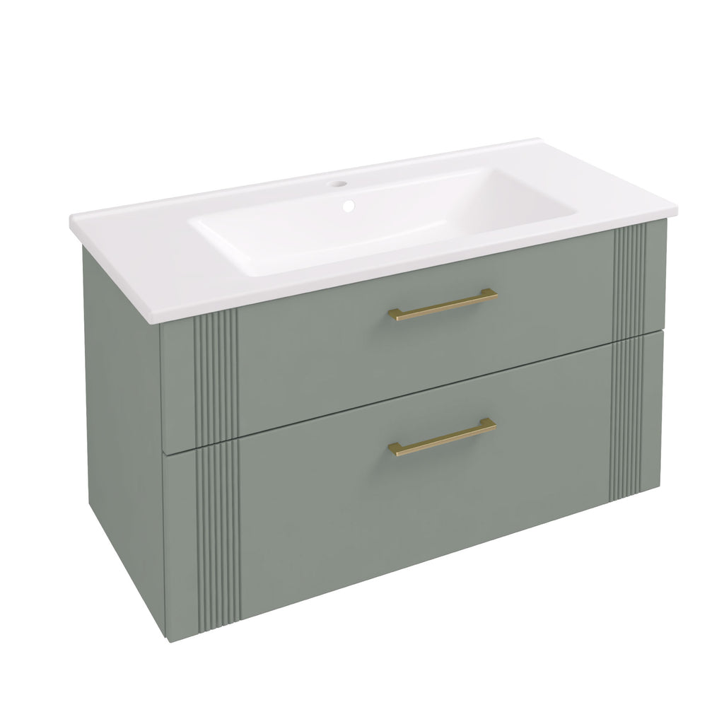 77.0006-Cranham 100 Wall Hung Vanity Unit image