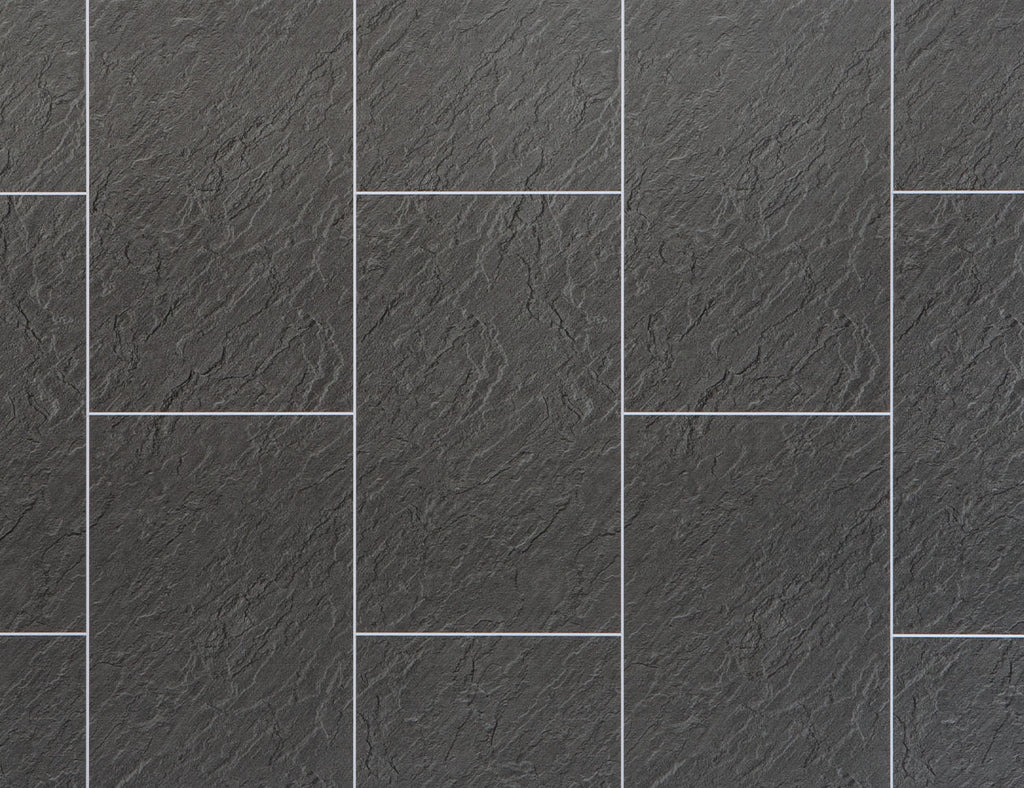 4010040180 - Neptune 1000mm x 2400mm Heavy Duty Grout Line Panel - Riven Slate Tile image