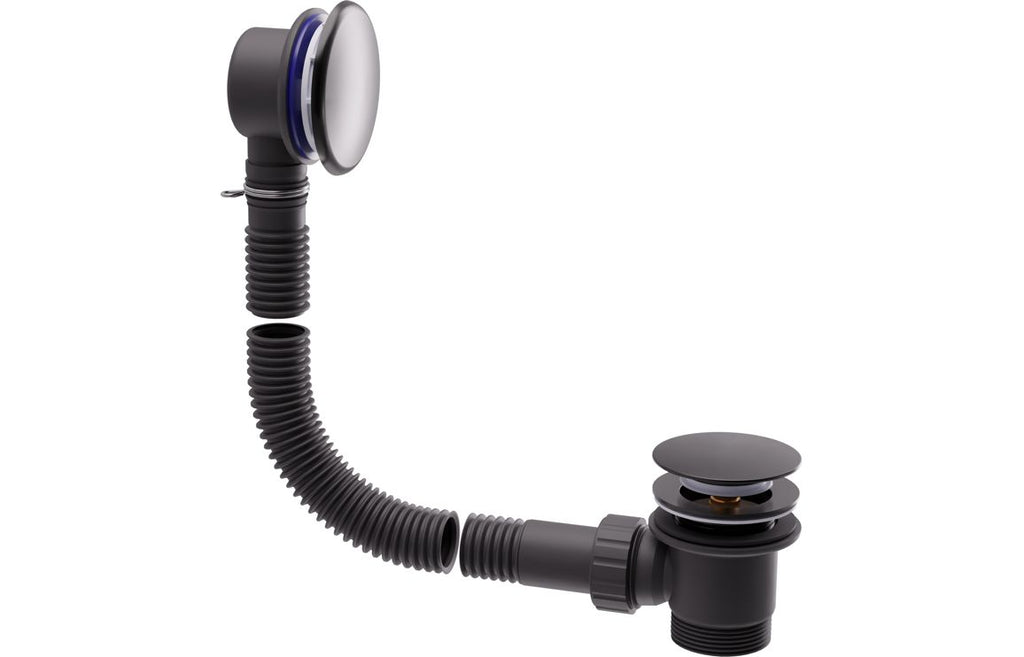 AB2734 - Abode Bath Overflow & Clicker Waste - Gunmetal image