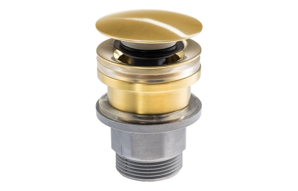 ABX1012 - Abode Uno Basin Clicker Waste Universal - Brushed Brass image