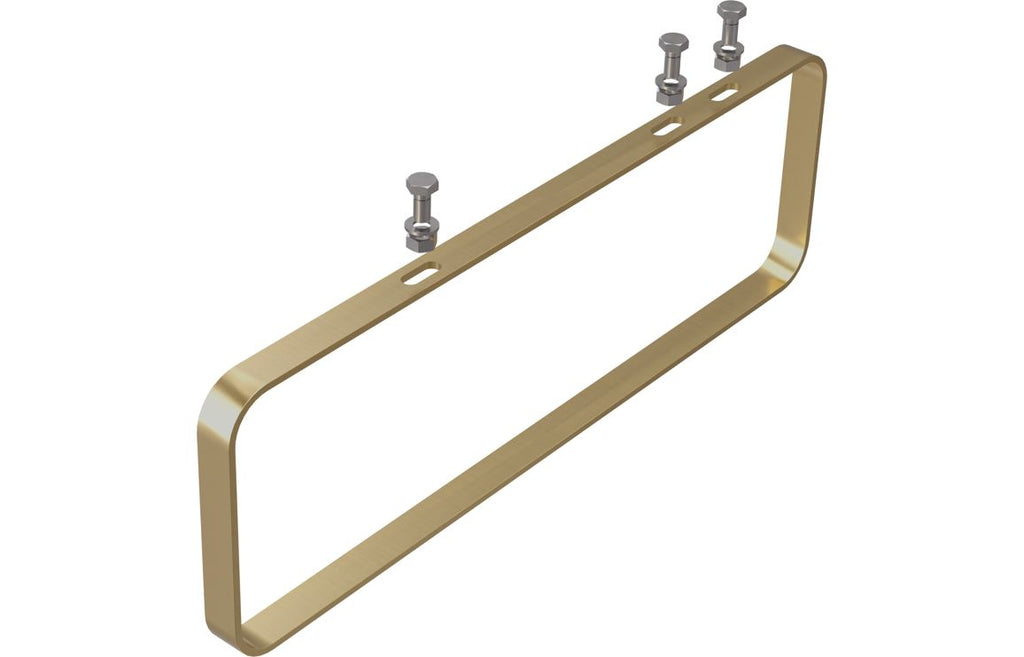 ABX1132 - Abode Tableau Optional Towel Rail - Brushed Brass image