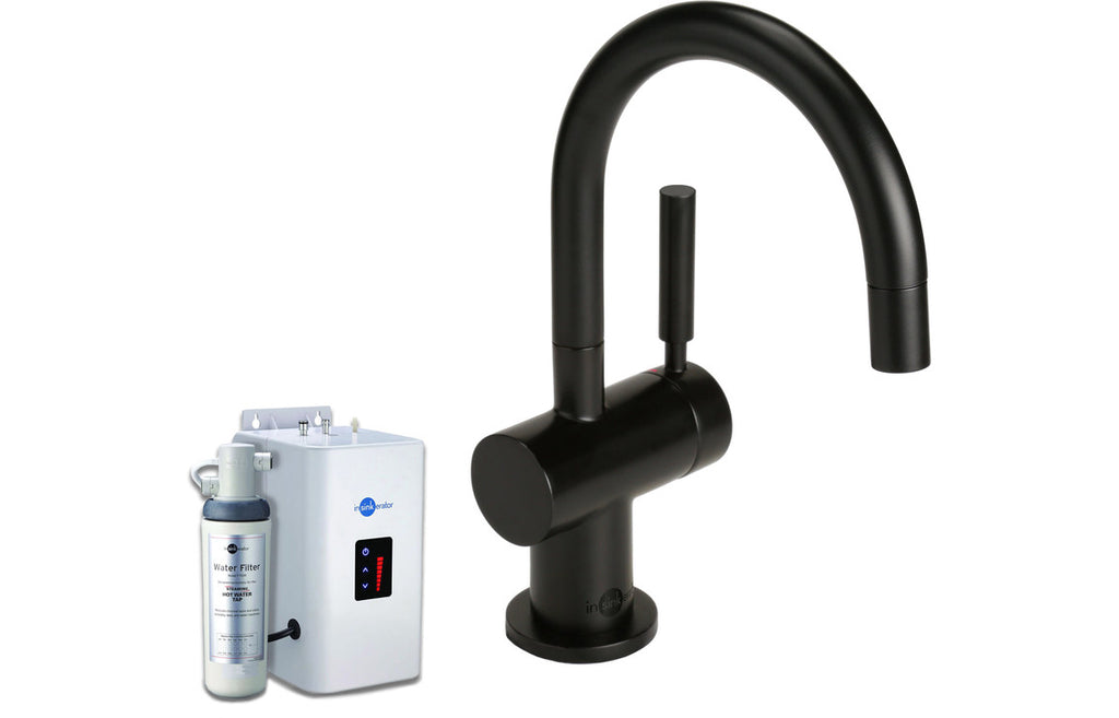 AIS405 - InSinkErator H3300 Hot Mixer Tap  Neo Tank & Water Filter - Black image