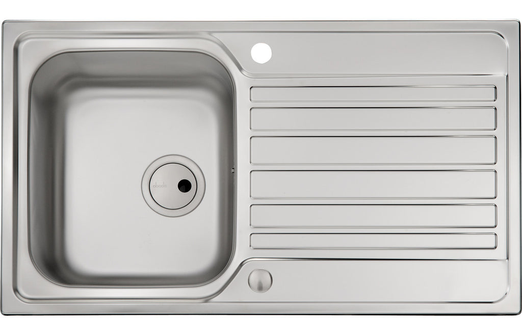 AW5056 - Abode Connekt 1B & Drainer Inset Sink - St/Steel image