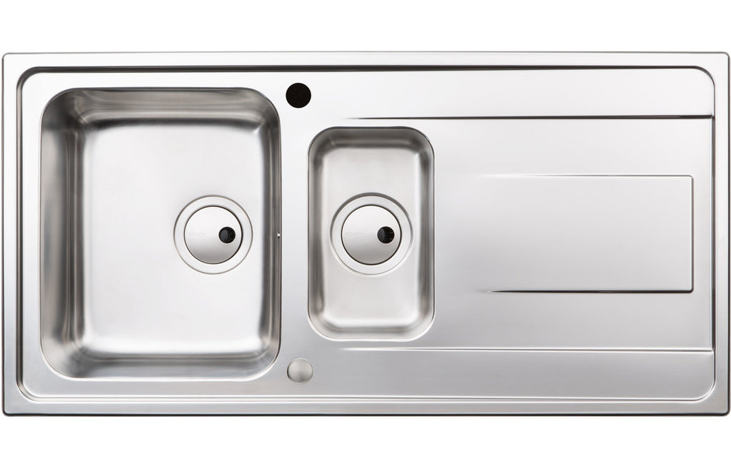 AW5103 - Abode Ixis 1.5B & Drainer Inset Sink - St/Steel image