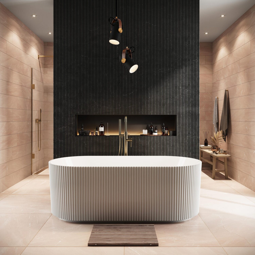 FR-668 - Forge Collection Fluted Freestanding Bath 1700x800x600 image