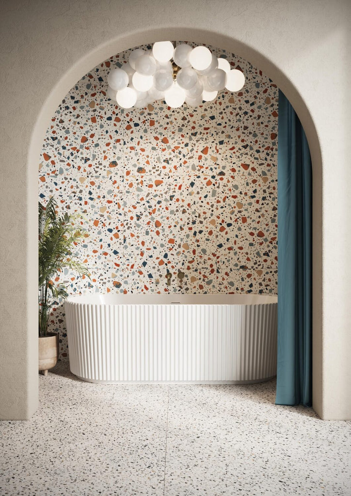 FR-669 - Forge Collection Fluted Back To Wall Bath 1700x800x600 image