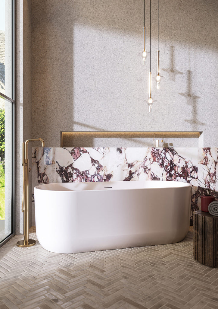 FR-1074 - Forge Collection Justia Gloss White Oval Bath 1700x800 image