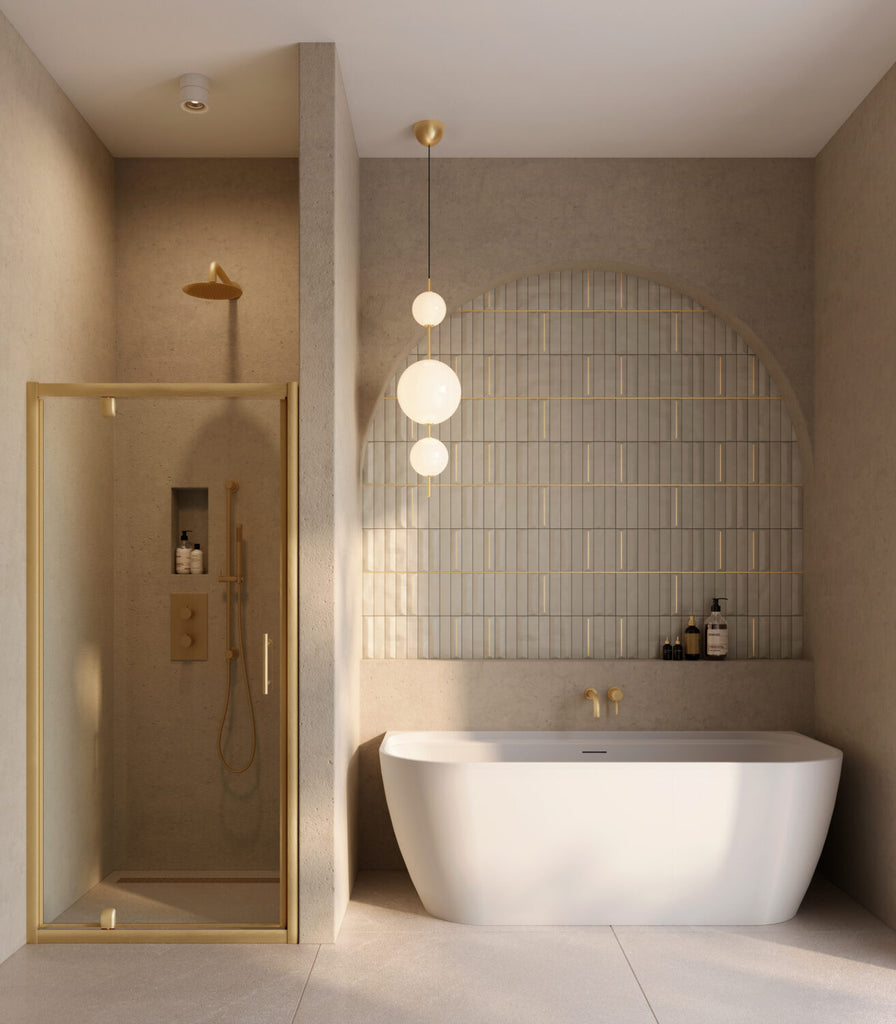 FR-1079 - Forge Collection Swae Matt White BTW Bath 1700x800mm image