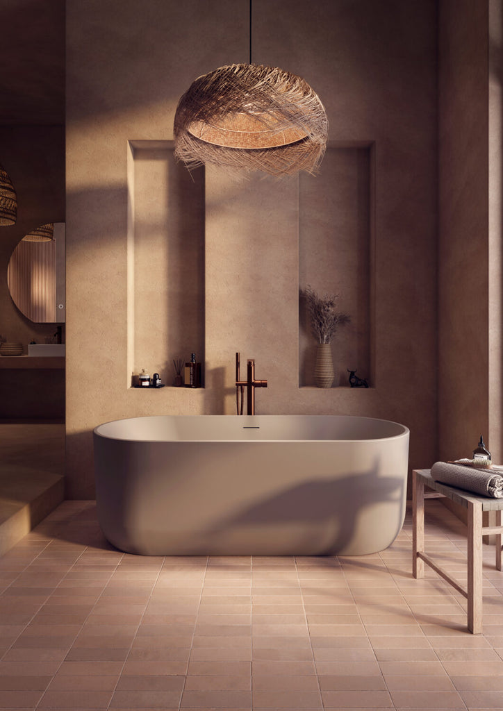 FR-1083 - Forge Collection Justia Matt Clay Oval Bath 1700x800mm image