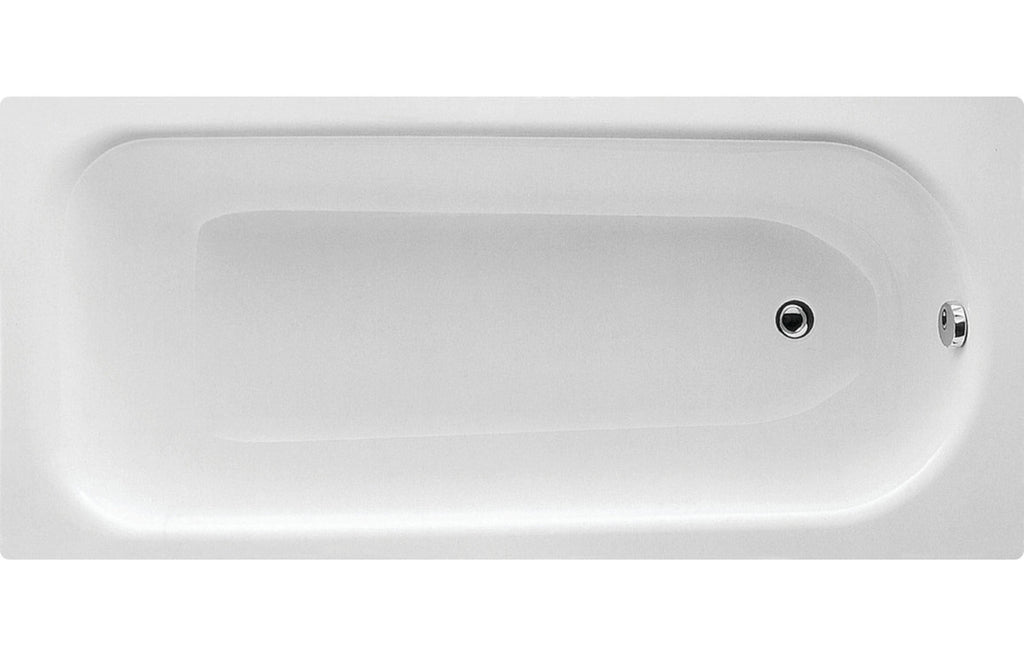 HOTT100595 - Bury Steel Single End 1600x700x500mm 2TH Bath w/Legs image