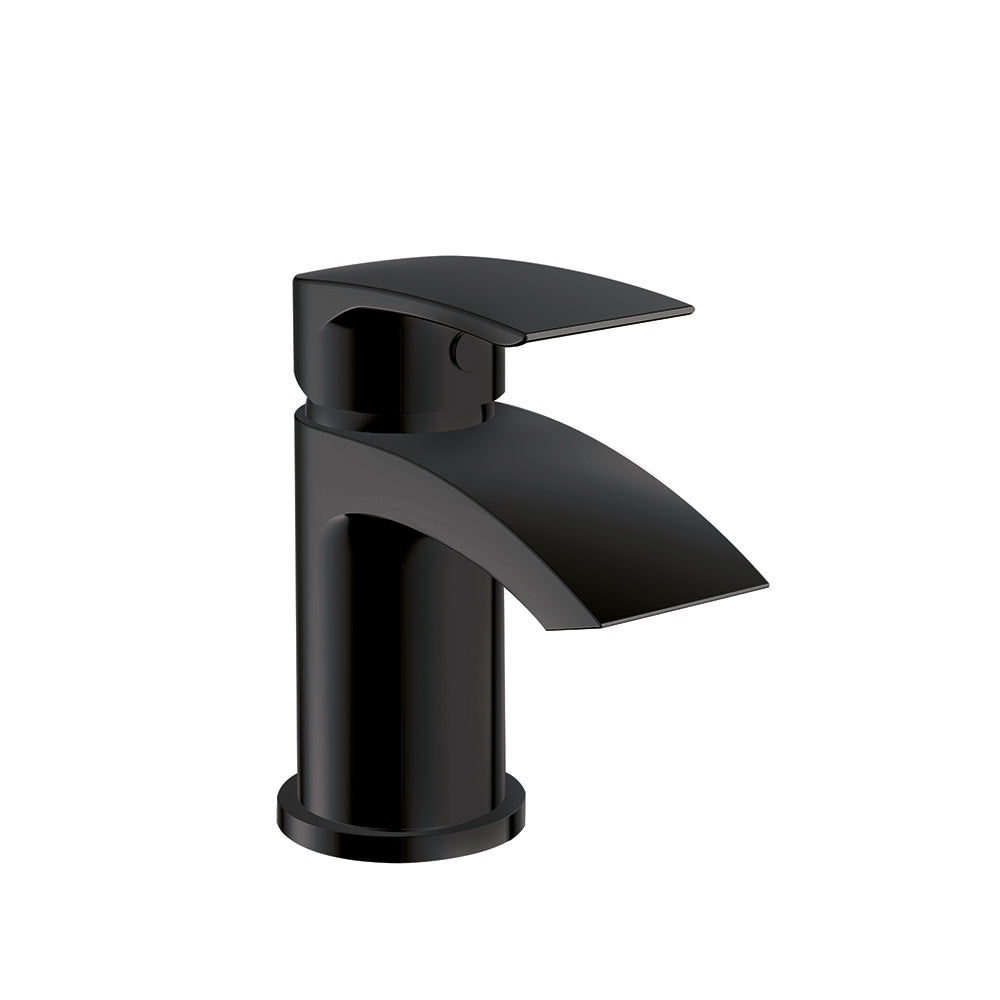 FR-321 - Forge Collection Rivila Cloakroom Basin Mixer - Matt Black image