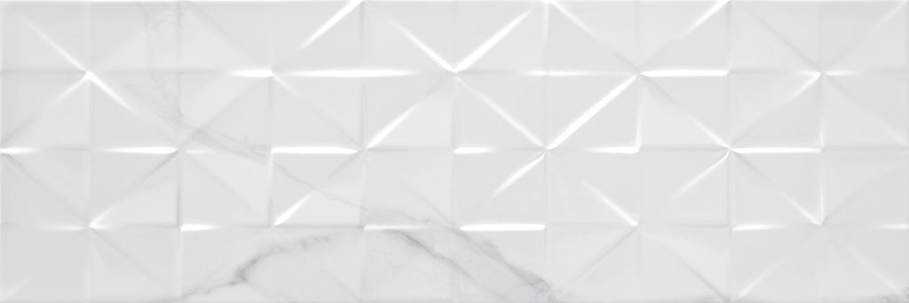HTS0069 - Cove 200mm x 600mm x 9mm Calacatta Mosaic Décor image