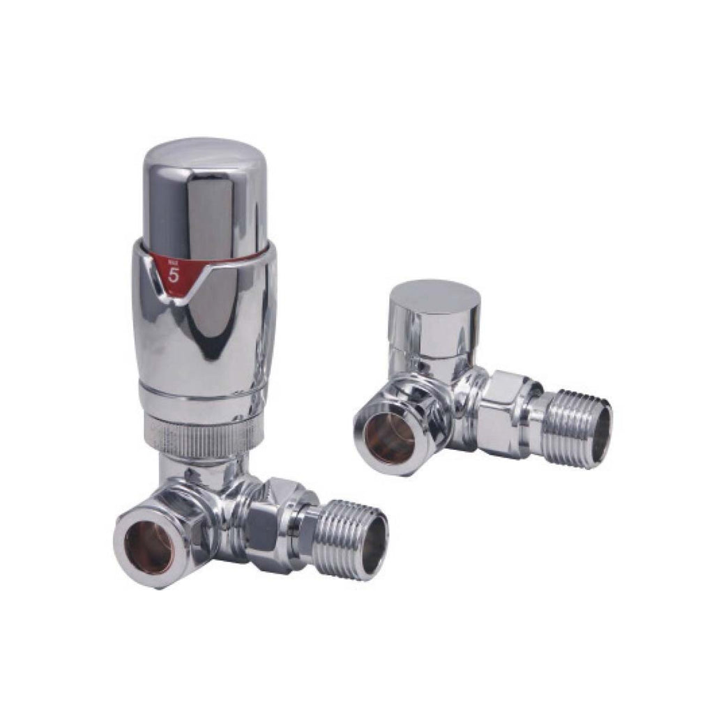 FR-651 - Forge Collection Designer Twin Pack TRV, Chrome, Corner image