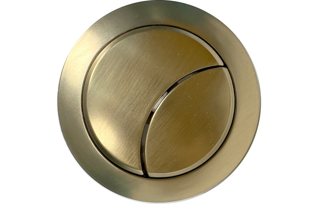 HOTT106325 - Dual Push Button Cover (Rod) - Brushed Brass image