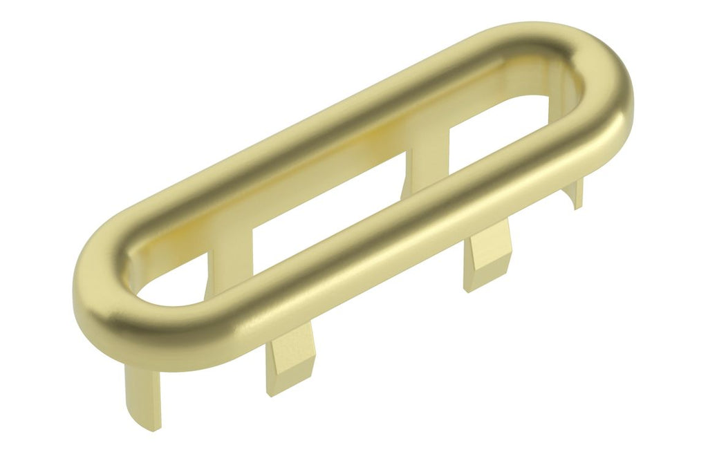 HOTT106330 - Oval Overflow Ring - Brushed Brass image