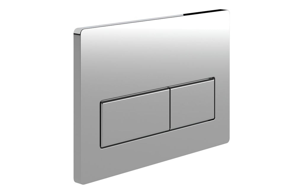 HOTT109027 - Rectangle Push Button Flushplate - Chrome image