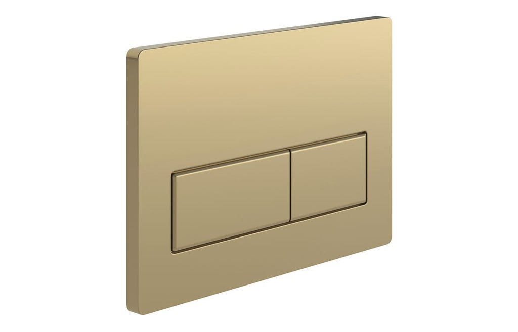 HOTT109029 - Rectangle Push Button Flushplate - Brushed Bronze image