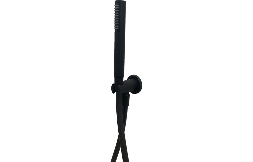 DICM0378 - Vema Timea Black Round Handheld Showerhead (Only) image