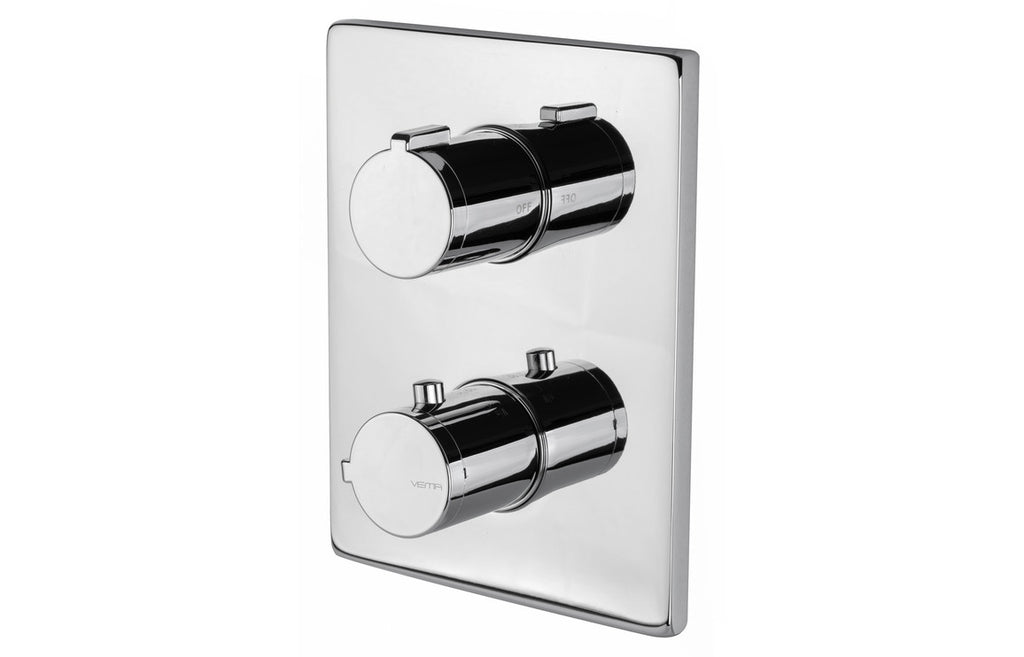 DICM0444 - Vema Rectangular Two Outlet Thermostatic Mixer Valve image