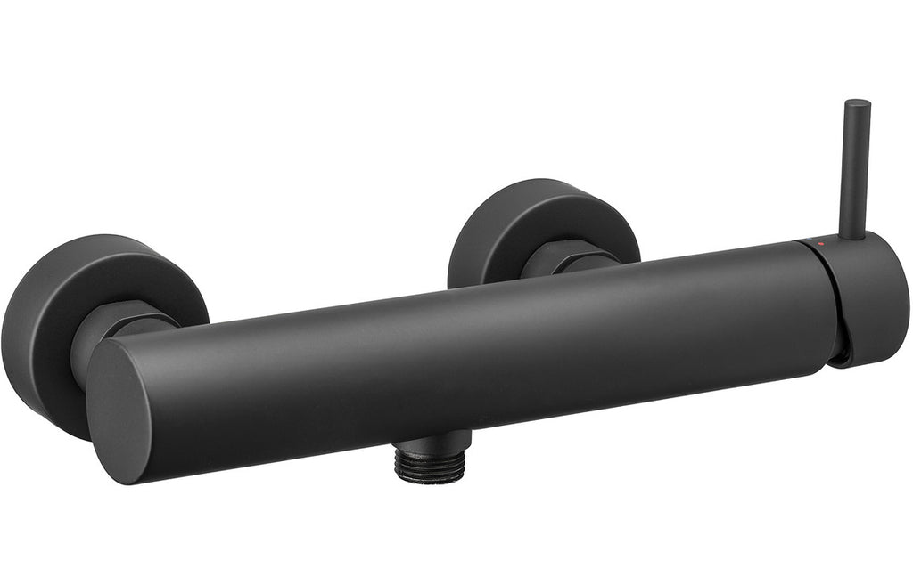 DICM0538 - Vema Maira Black Wall Mounted Single Outlet Shower Mixer image