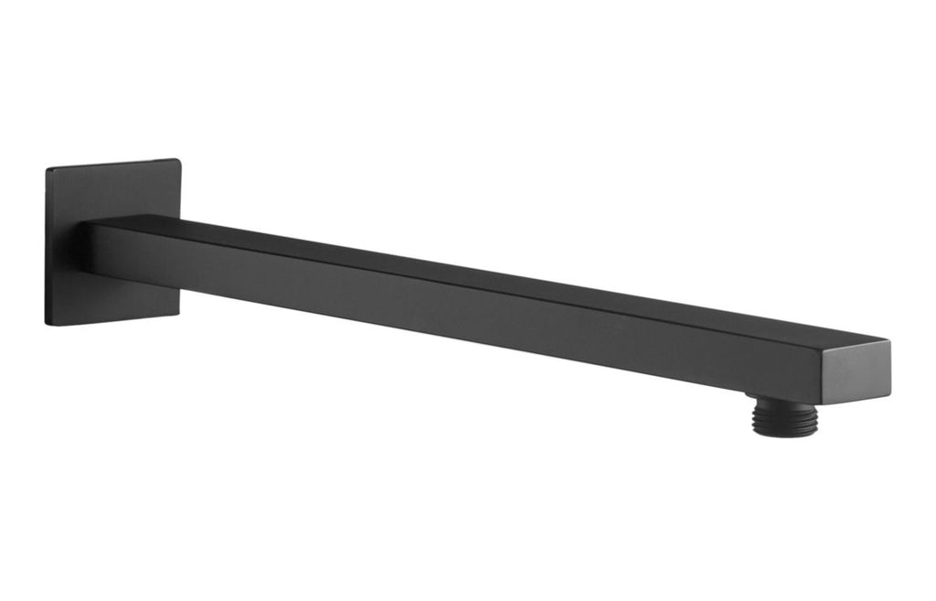 HOTT108597 - Cubica 350mm Square Shower Arm - Matt Black image