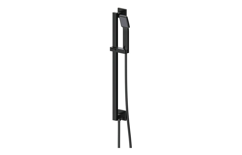 HOTT111576 - Cubica Square Riser Rail Kit w/Elbow & Handset - Matt Black image