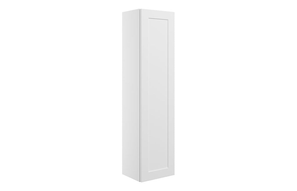HOTT108526 - Jackson 300mm Wall Hung 1 Door Tall Unit - Matt White image