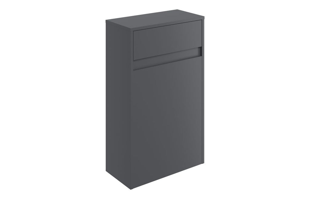 HOTT116051 - Livorno 500mm Floor Standing WC Unit - Matt Graphite Grey image