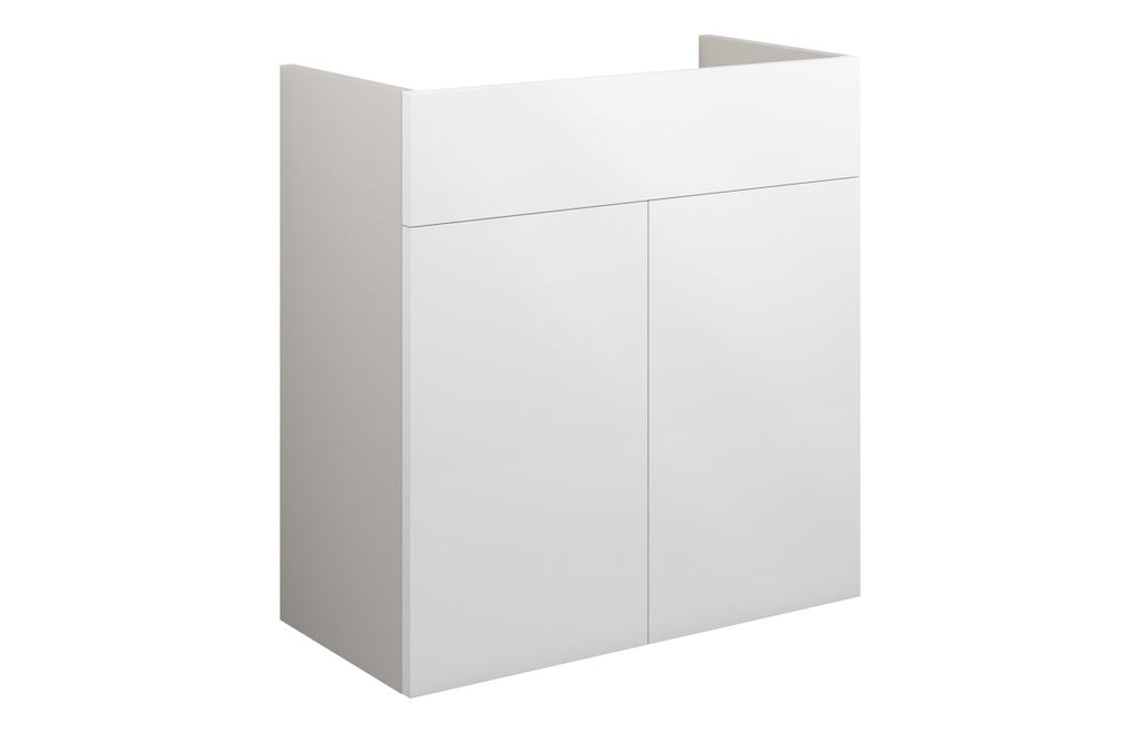 HOTT110407 - Elation 600mm Standard Basin Unit - White Gloss (Grey Cab) image
