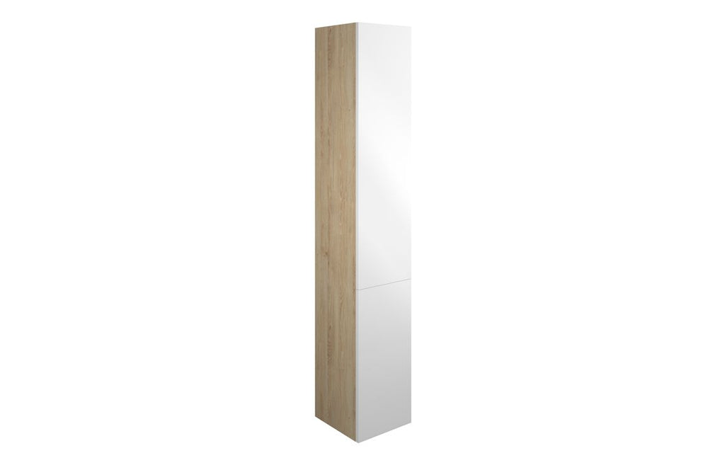 HOTT110396 - Elation 300mm Tall Unit - White Gloss (Oak Cab) image