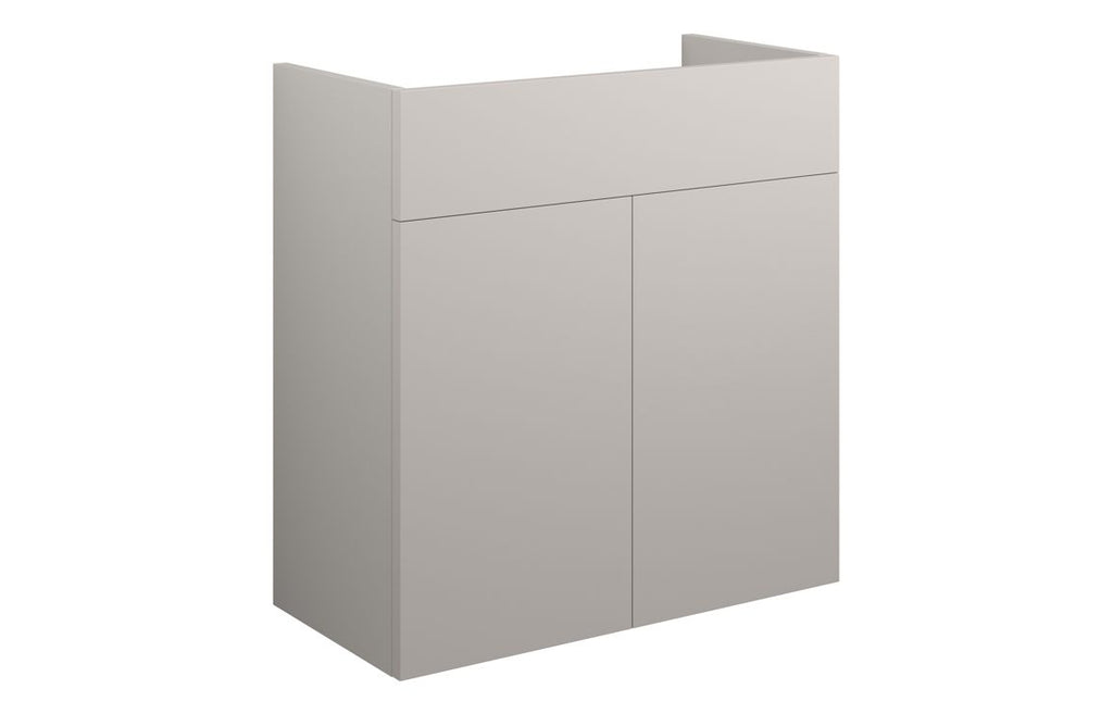 HOTT110549 - Elation 600mm Standard Basin Unit - Matt Dove Grey (Grey Cab) image