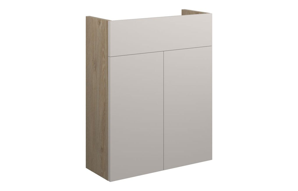 HOTT110541 - Elation 500mm Slim Basin Unit - Matt Dove Grey (Oak Cab) image
