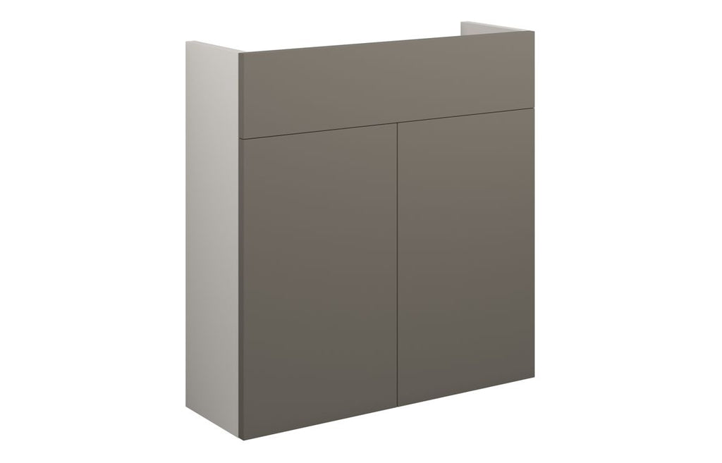 HOTT110688 - Elation 600mm Slim Basin Unit - Matt Stone (Grey Cab) image