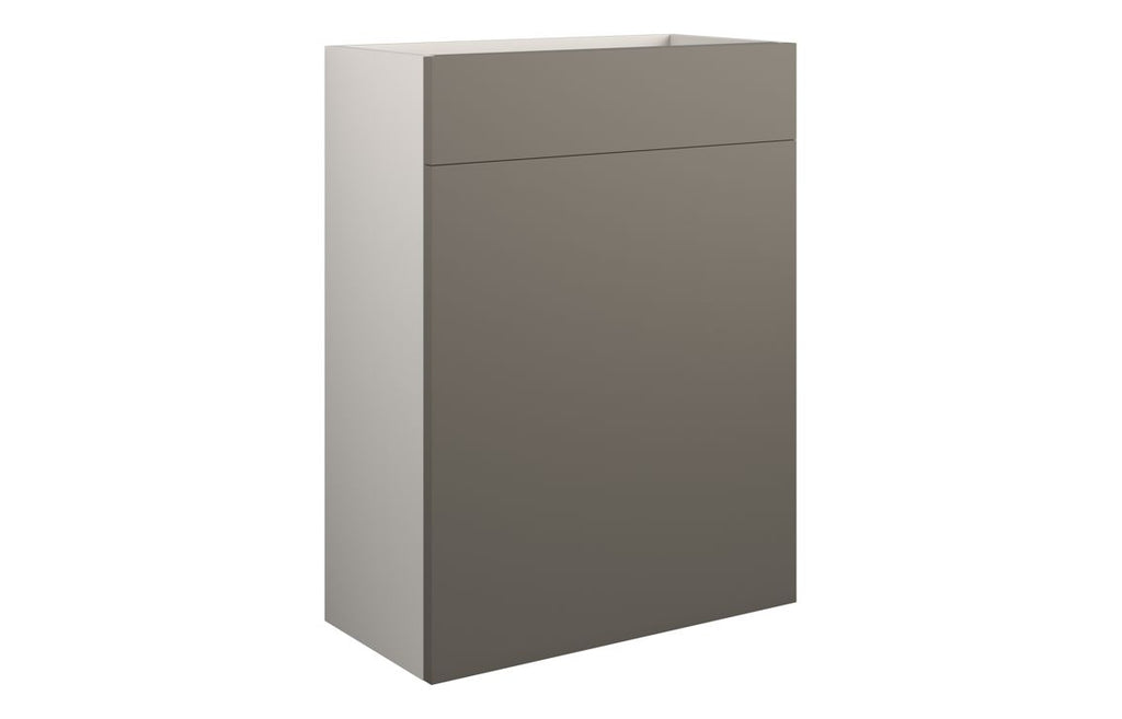 HOTT110206 - J Pull 600mm Standard WC Unit - Matt Stone (Grey Cab) image