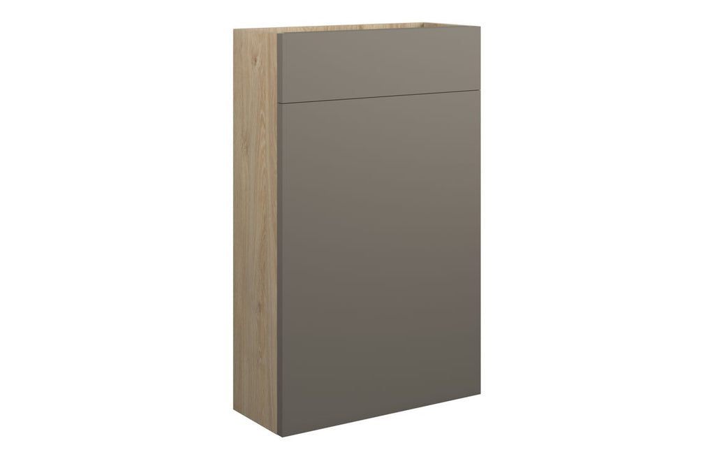 HOTT110198 - J Pull 500mm Slim WC Unit - Matt Stone (Oak Cab) image